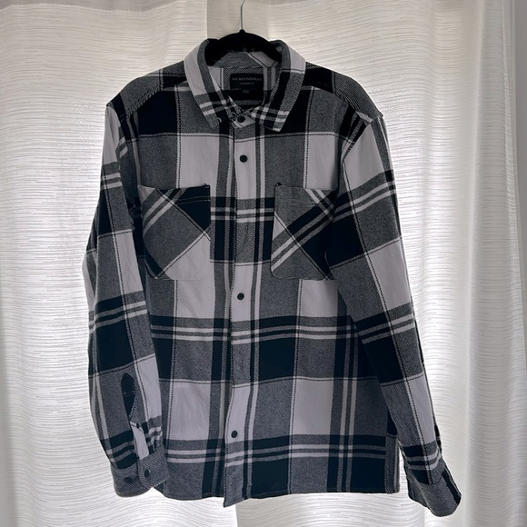 Flannel Shirt Jacket/Overshirt - L - Picture 1 of 2